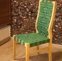 Лента эластичная мебельная 8 см зеленая